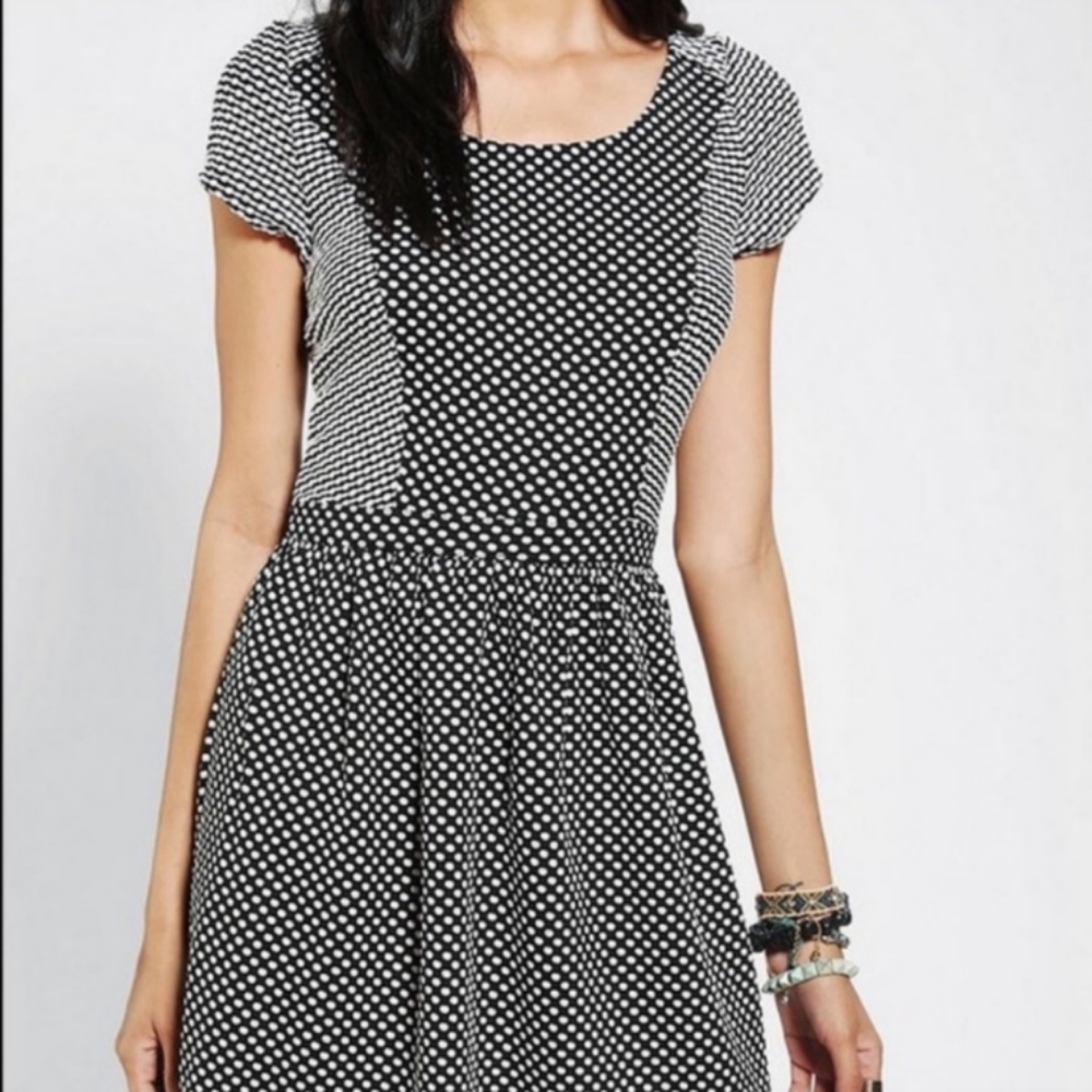 Urban Outfitters Cooperative Polka Dot School House Mini Dress Size XS
